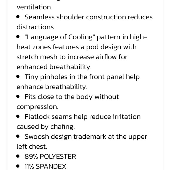 Nike Hypercool shirt - Picture 5 of 5